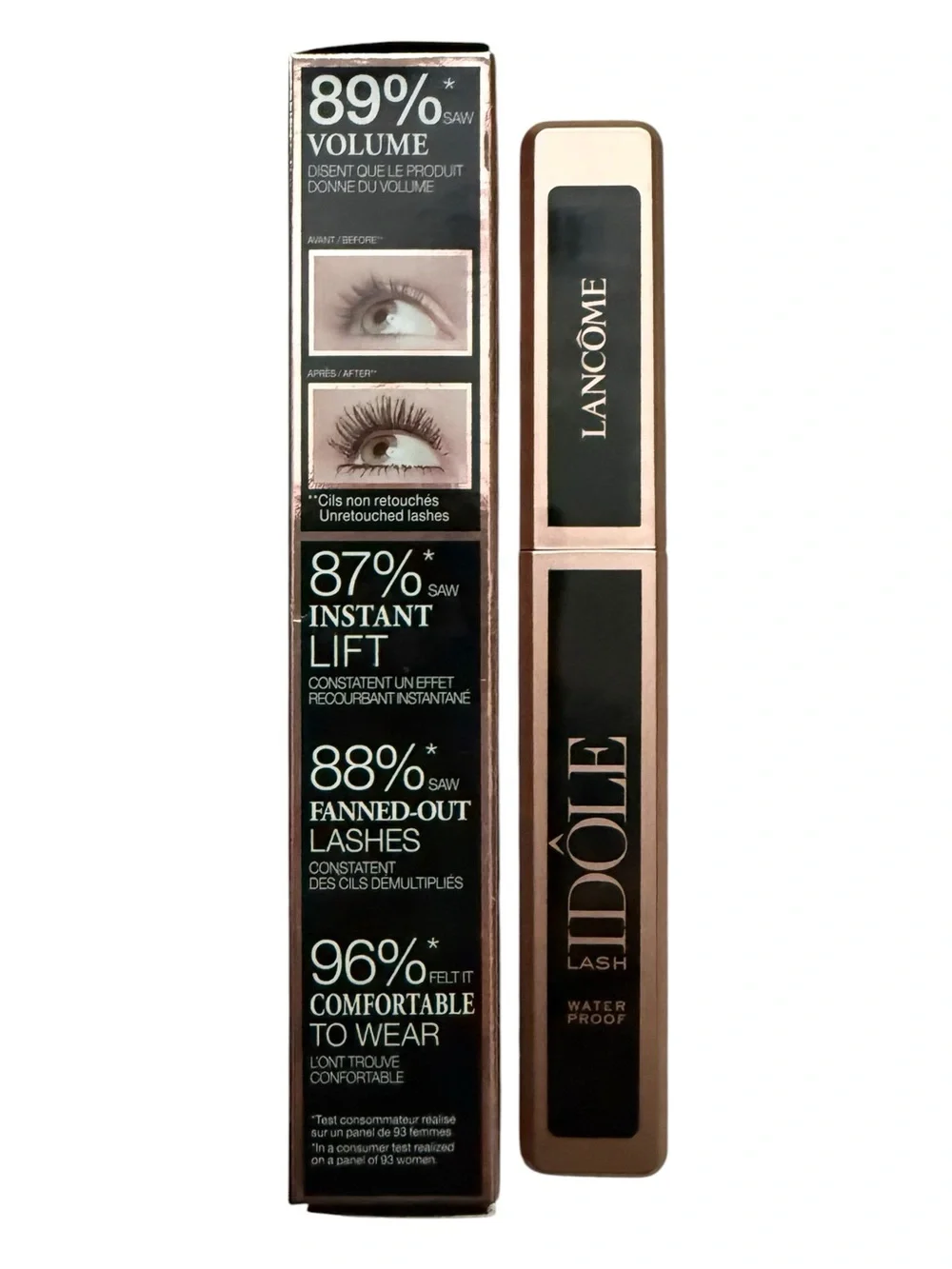 NEW Lancôme Lash Idôle Waterproof Mascara – Glossy Black Full Size 8 ml 0.27oz